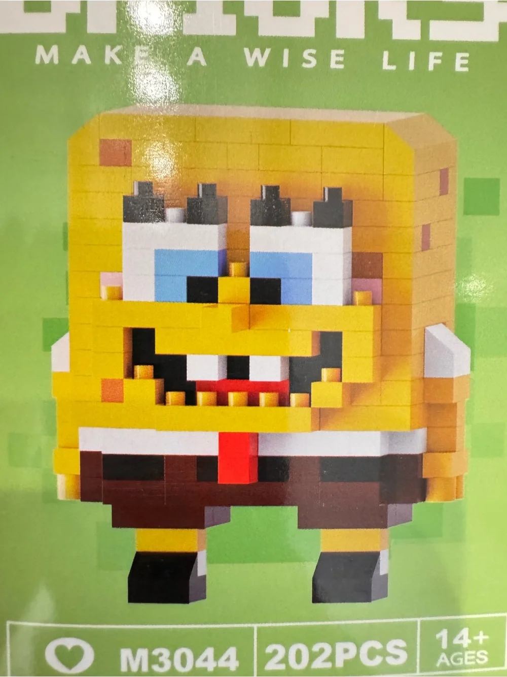 BRICKS SpongeBob Building blocks Set - 202 pieces